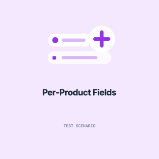 SPA Test — Per-Product Fields